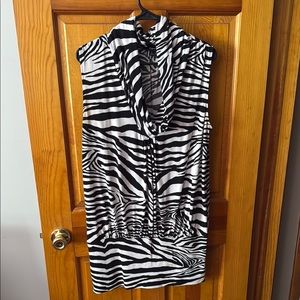 #17 - Express Zebra Print Sleeveless Top